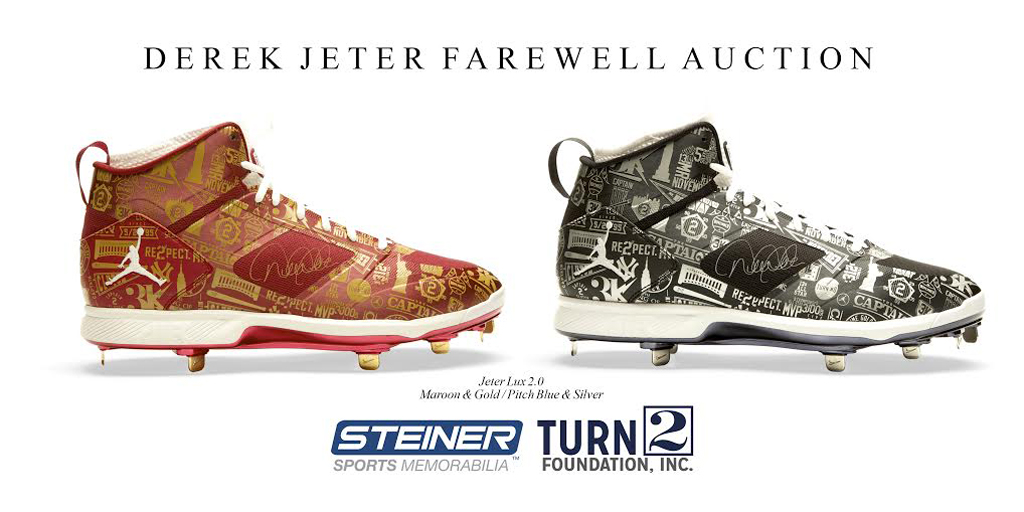 Derek Jeter's Commemorative Jordan Cleats for Final All-Star Game