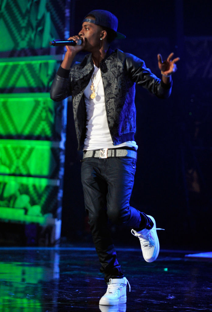 Rich Homie Quan wearing Nike Air Force 1 Mid