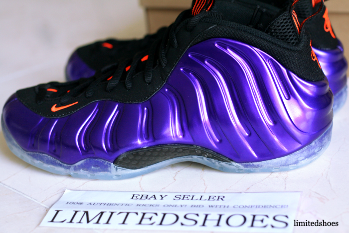 Purple and clearance orange foams