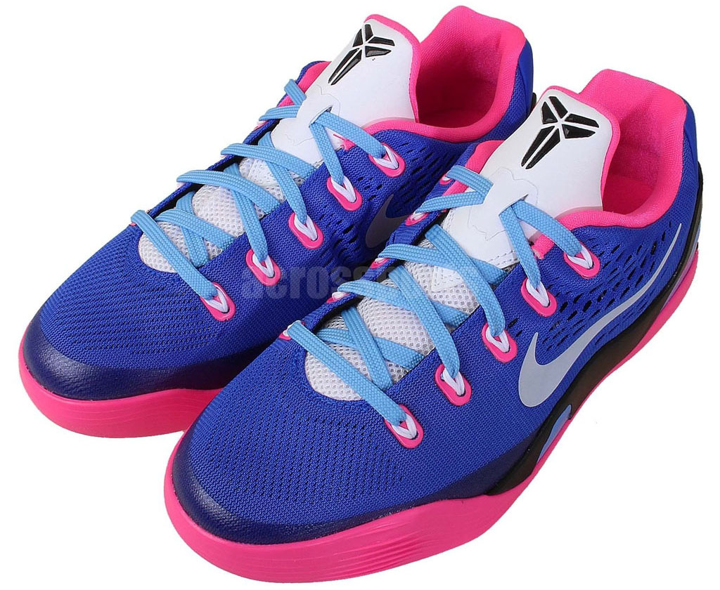 kobe shoes pink and blue