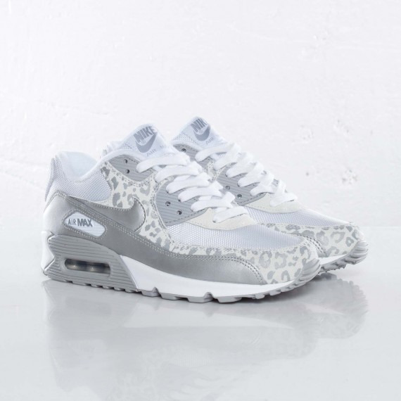 white leopard nikes