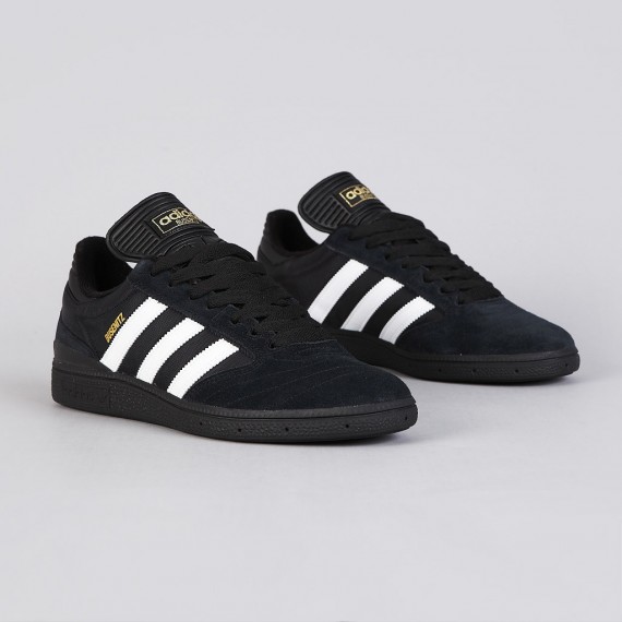 all black adidas busenitz