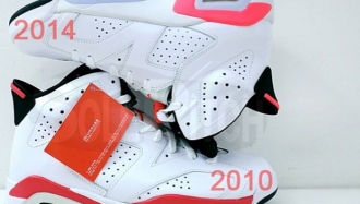 retro 6 white infrared