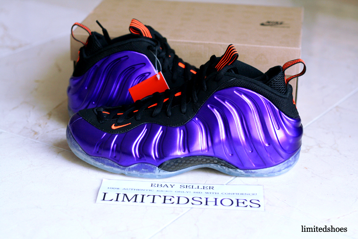 purple and orange foamposites