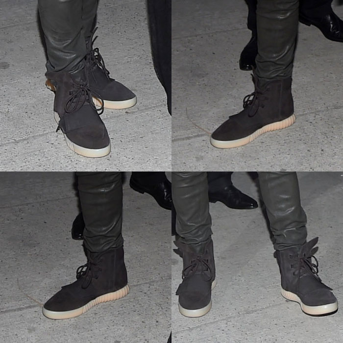Kanye West wearing the adidas Yeezy 750 Boost (5)