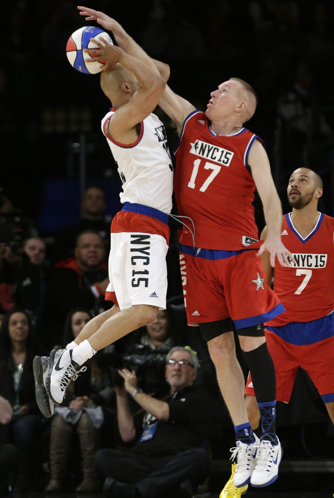 Chris Mullin wearing Nike Kobe IX 9 EM iD