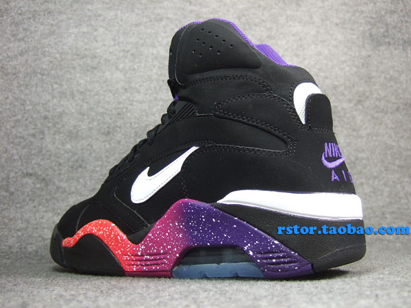 Nike Air Force 180 High Black Court Purple Rave Pink White 537330-017 (2)