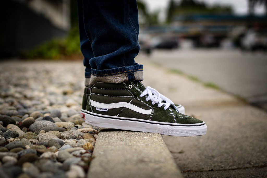 Vans Sk8 Mid Pro On Feet.