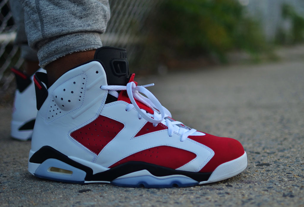 Jamrock84 in the 'Carmine' Air Jordan VI 6 Retro