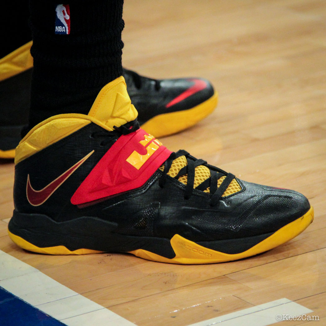 Tristan Thompson wearing Nike Zoom Soldier VII 7 PE