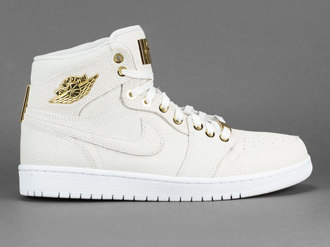 cream and gold jordans