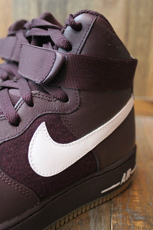 Nike Air Force 1 Hi Deep Burgundy White Gum Medium Brown 315121-600