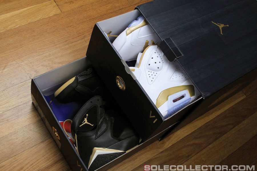 jordan 6 7 golden moments pack