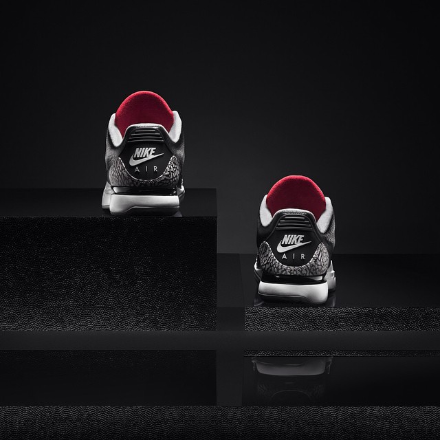 Nike Zoom Vapor Air Jordan 3 Black Cement (2)