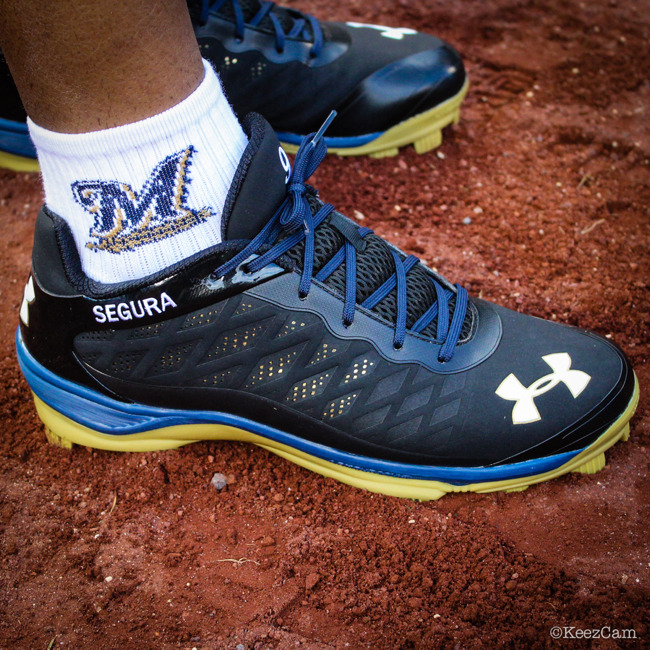 MLB Watch Jean Segura Under Armour Brewers PE