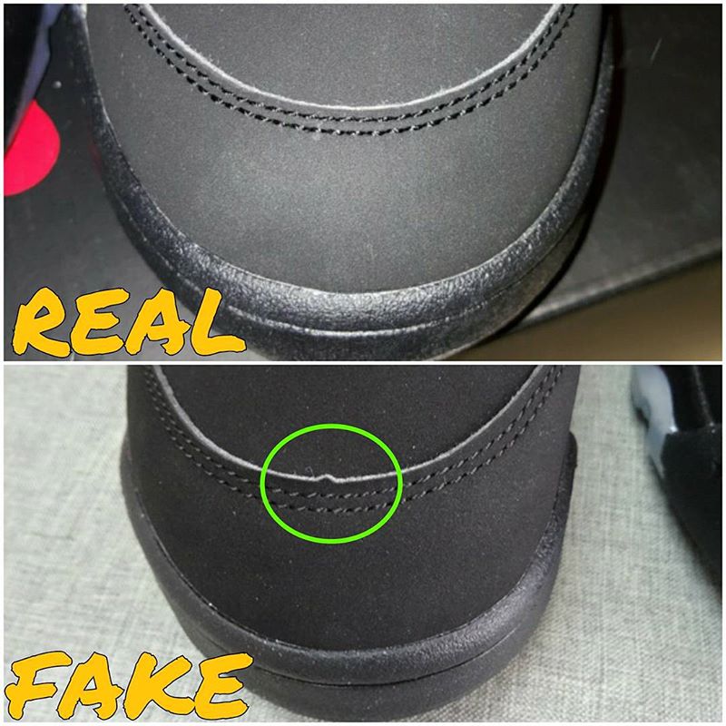 How To Tell If Your 'Black' Supreme Air Jordan 5s Are Real Or Fake