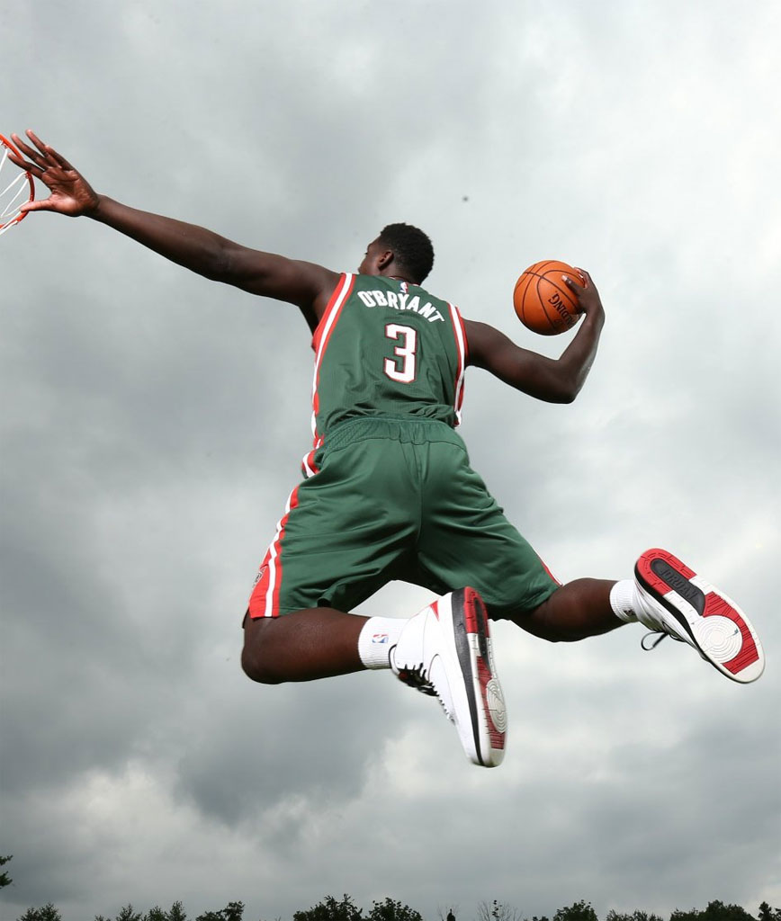 Johnny O'Bryant wearing Air Jordan II 2 Retro