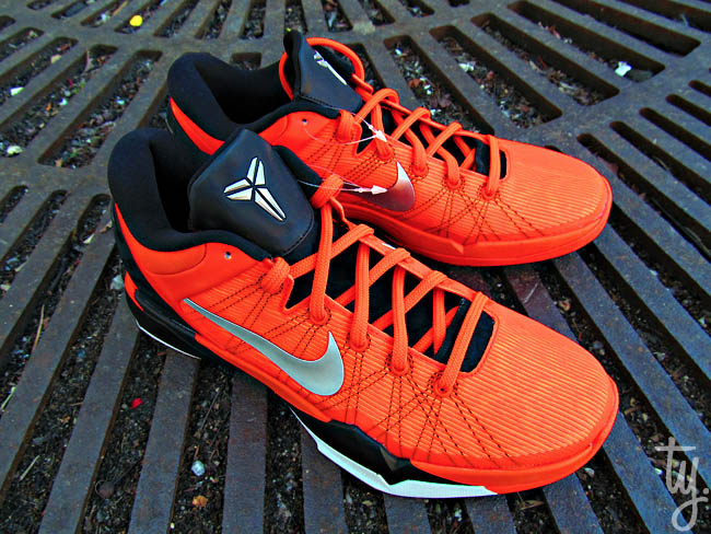 Nike Kobe VII Orange Mango Black Silver White