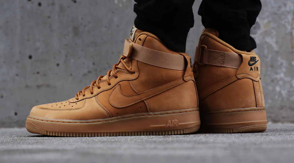 nike air force boots on feet