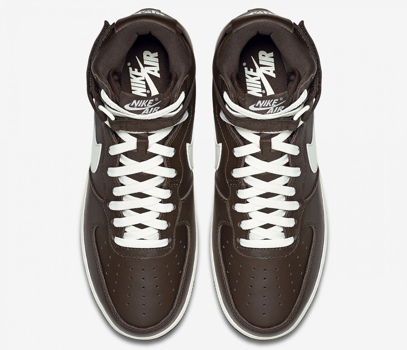 chocolate brown air force ones