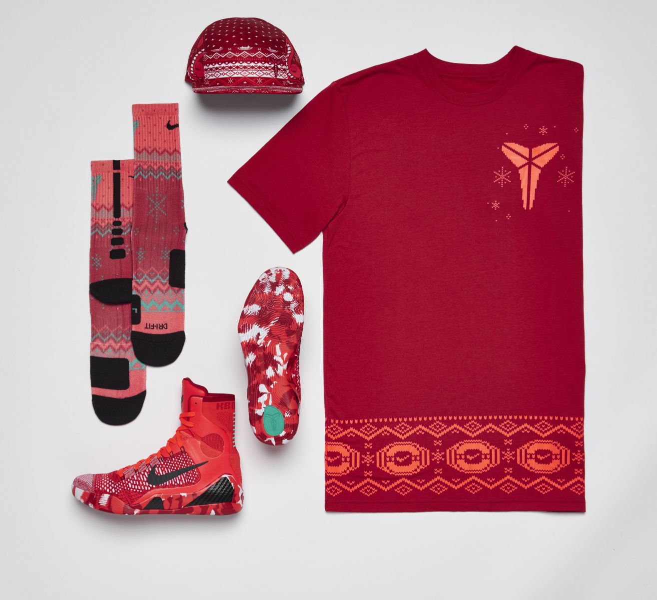 nike christmas basketball socks