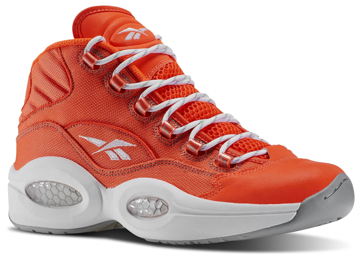 reebok question orange