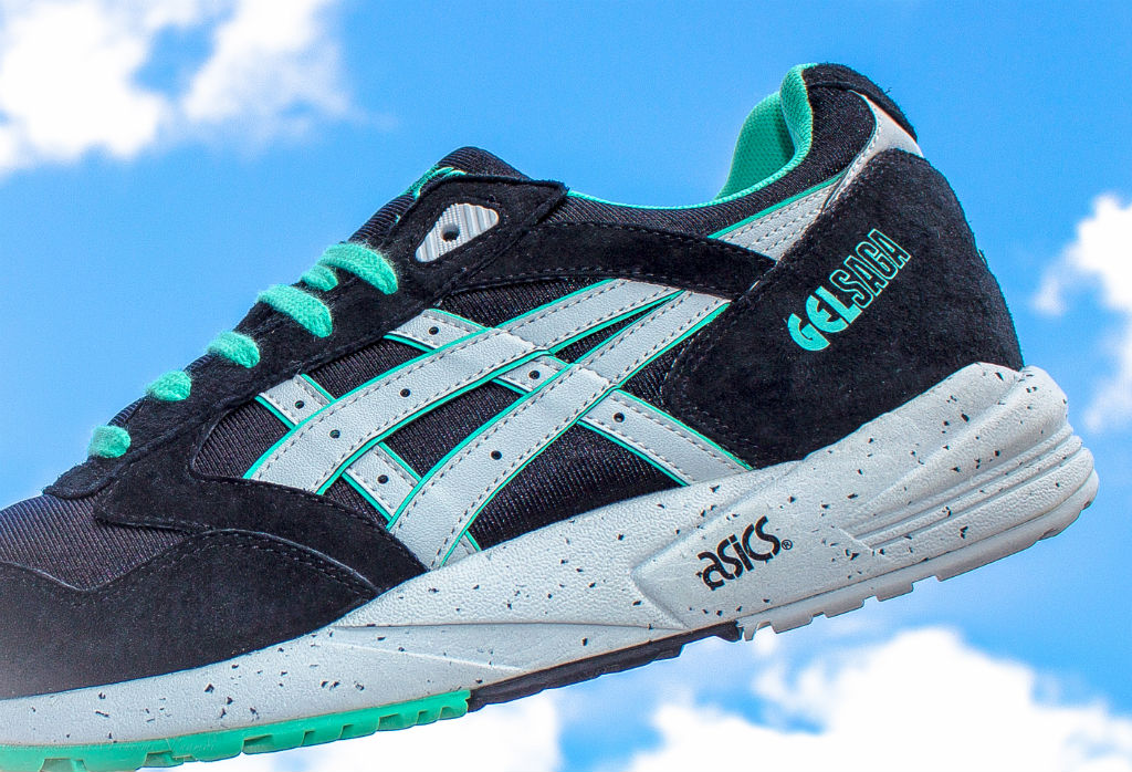 ASICS GEL Saga Black Mint (2)