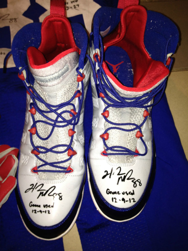 Air Jordan IX 9 Retro Hakeem Nicks PE Cleats (3)