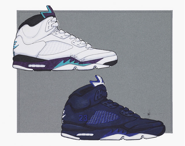 jordan pre grape 5