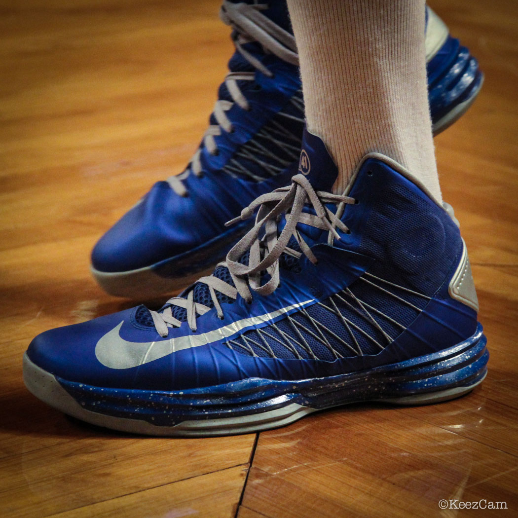 Dirk Nowitzki wearing Nike Hyperdunk 2012 PE