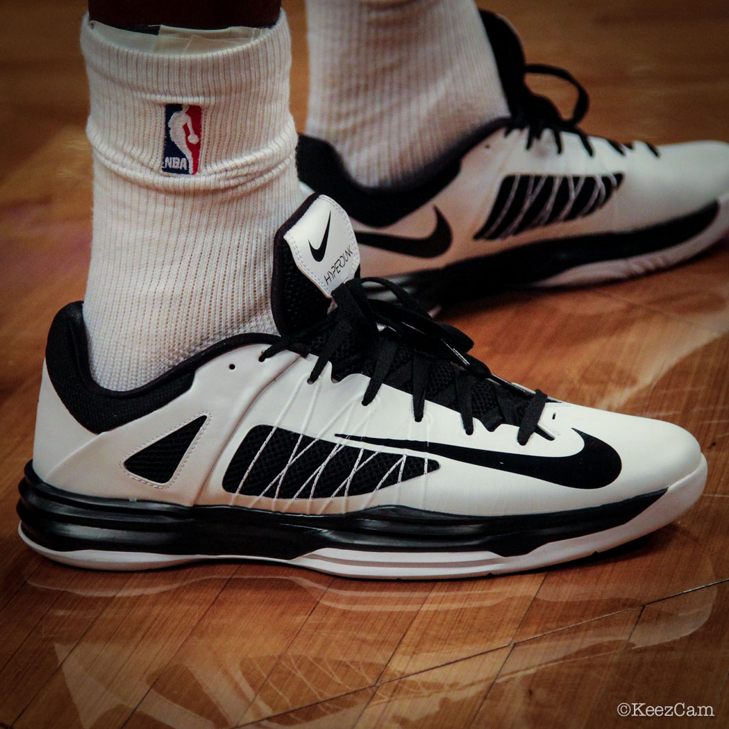 #SoleWatch // Up Close At Barclays for Nets vs Celtics - Andray Blatche wearing Nike Hyperdunk 2012 Low