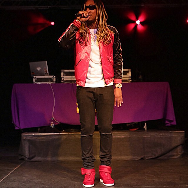 Future wearing Maison Martin Margiela Future Red