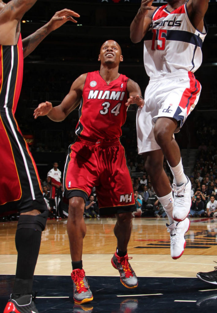 Ray Allen wearing Jordan Super.Fly Miami Heat Away PE (3)