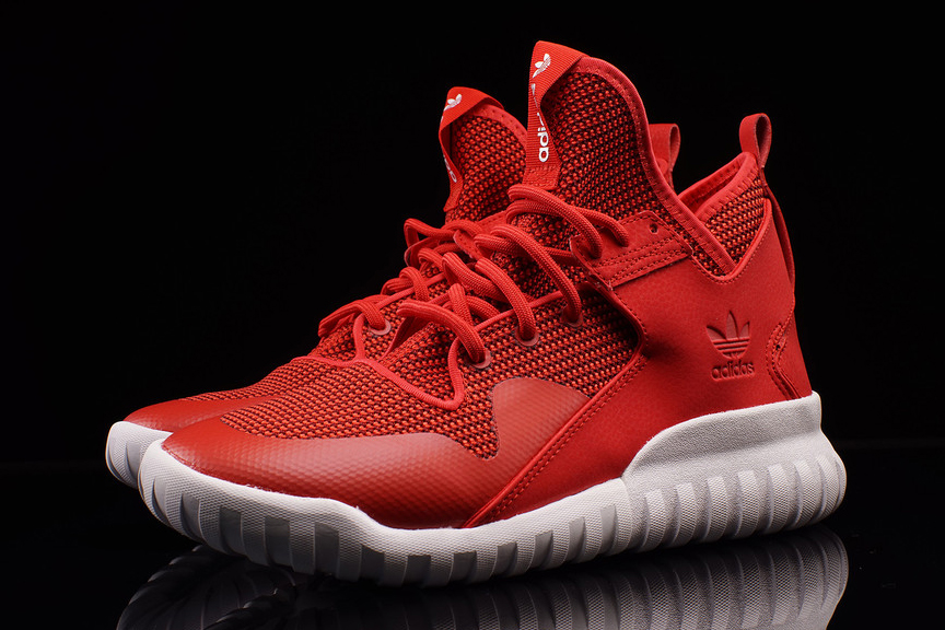 adidas tubular high top red