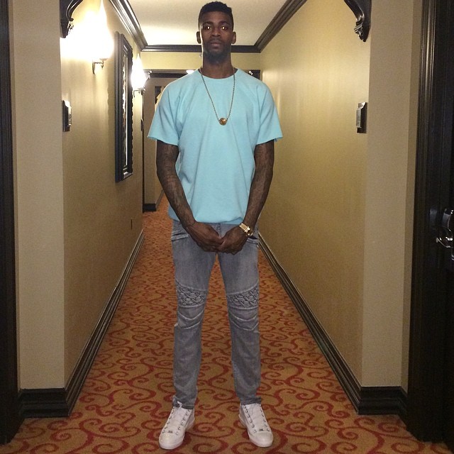 Dorell Wright wearing Balenciaga Arena