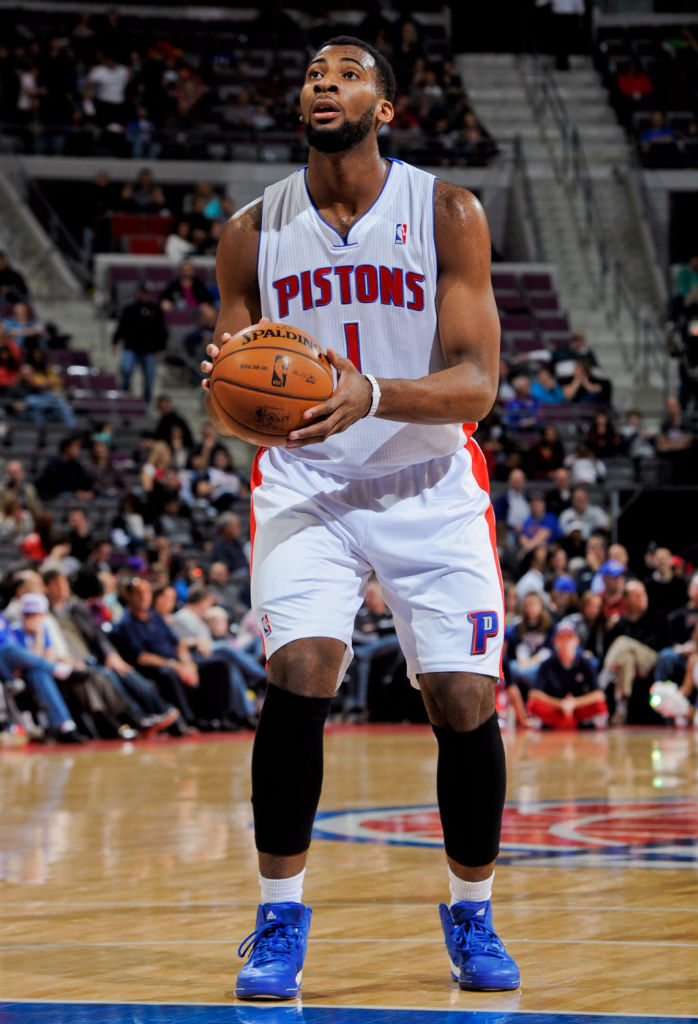 Andre Drummond wearing adidas adizero Crazy Light 2