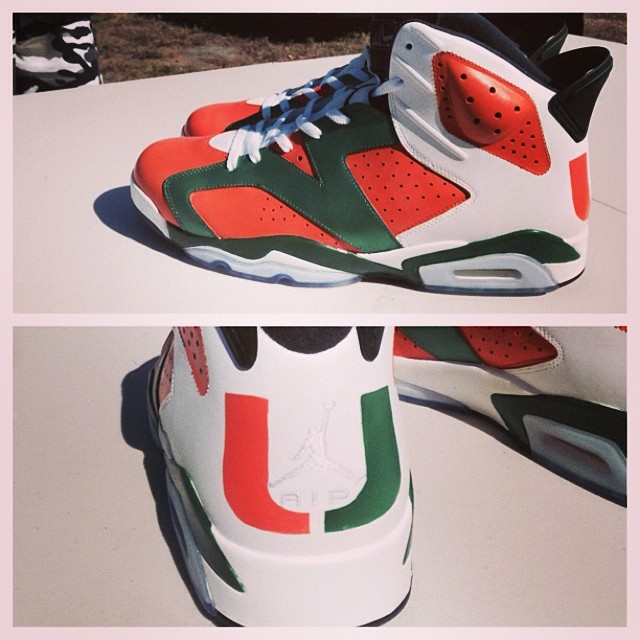 air jordan 11 miami hurricanes