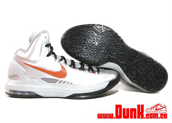 Nike KD V Metallic Silver Desert Orange Sport Grey Black 554988-002 (2)