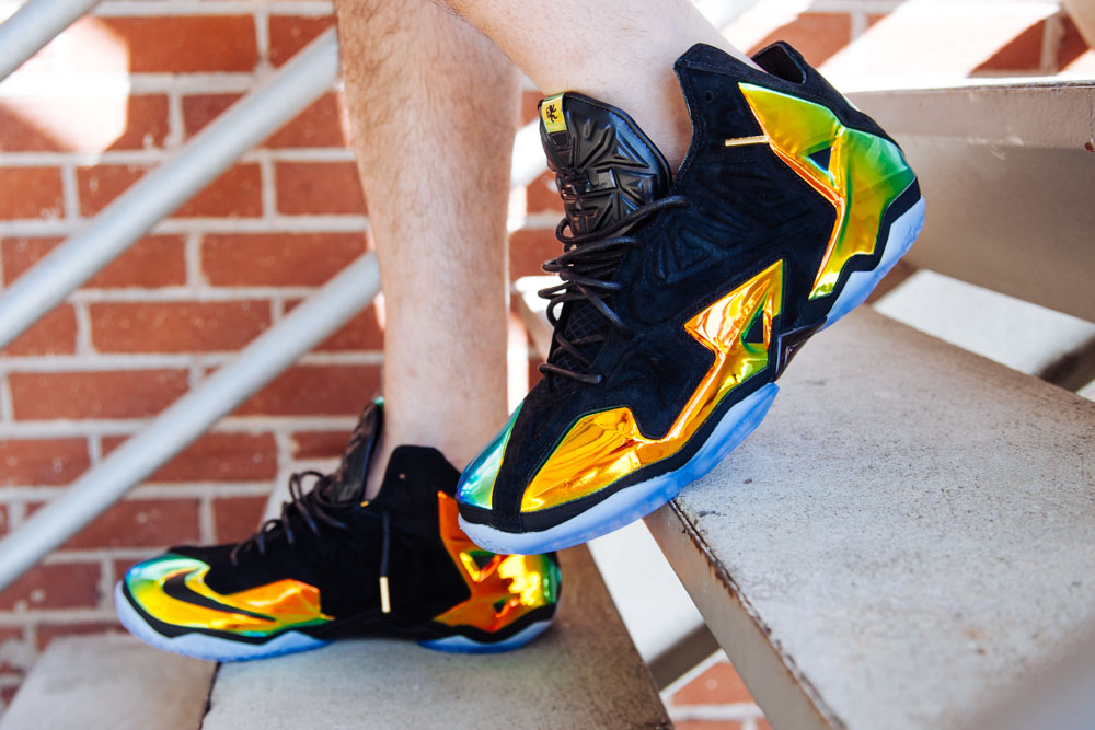 lebron 11 sur pieds