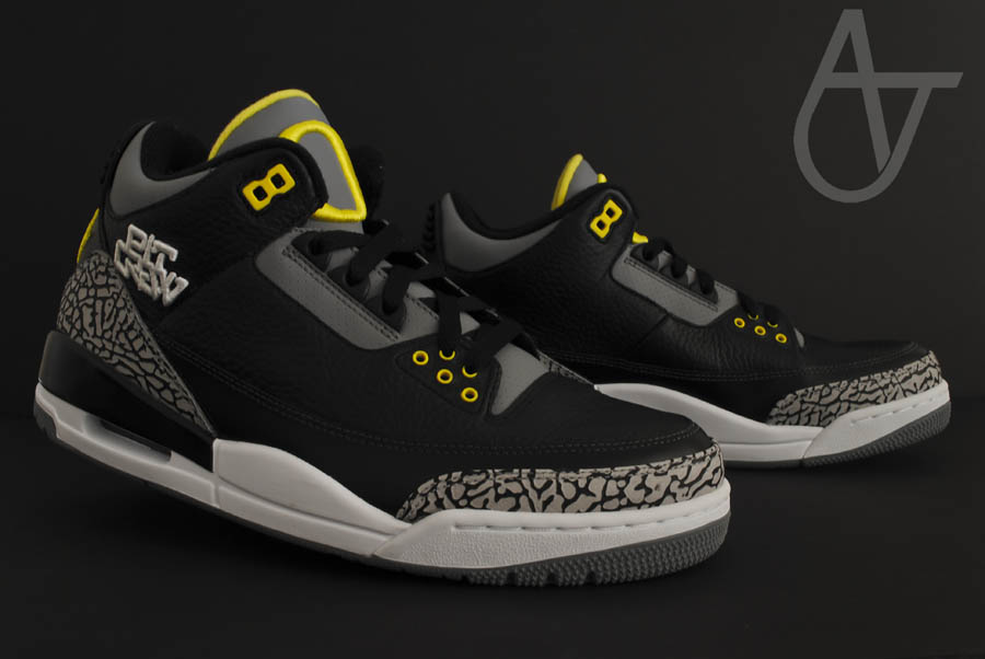 Air Jordan Retro 3 - Oregon Ducks Pit Crew Away (5)