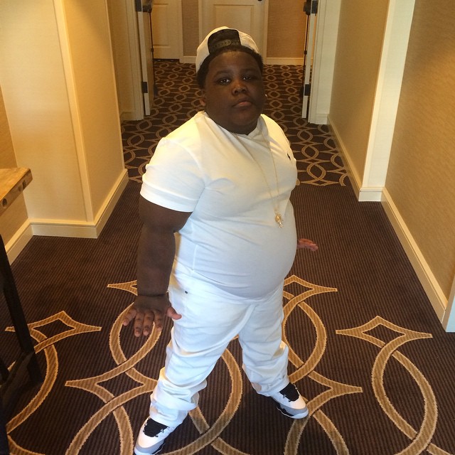 TerRio wearing Air Jordan IX 9 Barons