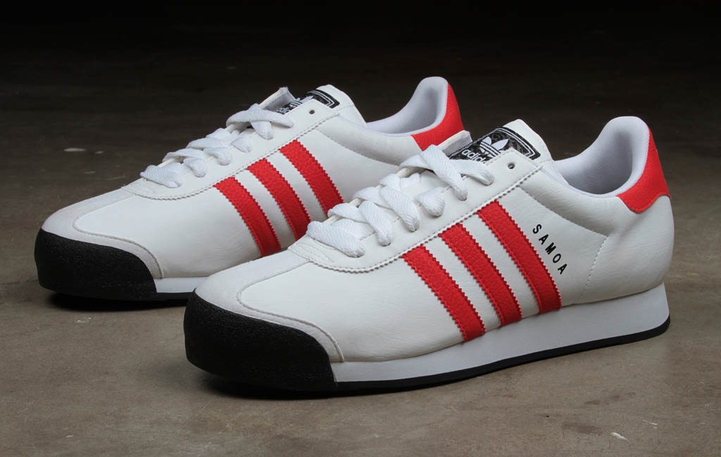 adidas samoa red white