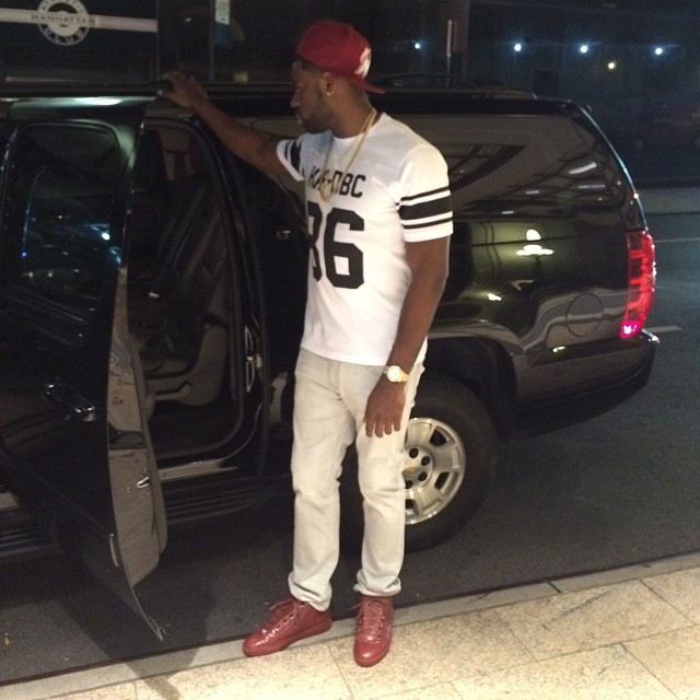 Tyreke Evans wearing Balenciaga Arena Red