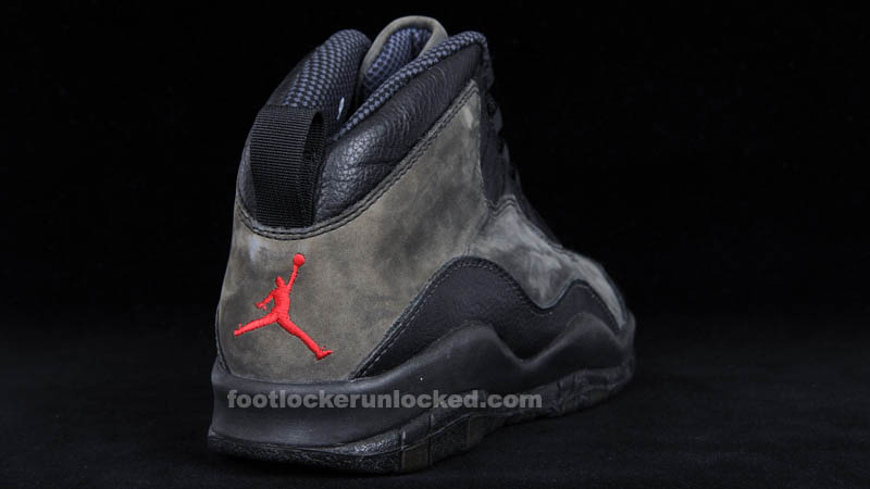 Air Jordan X - Black/Dark Shadow-True Red OG Sample