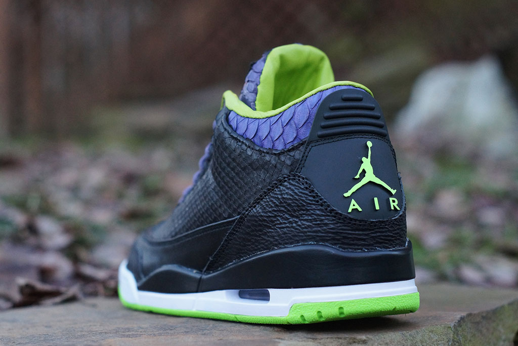 Air Jordan 3 Shark + Python + Kangaroo 'Joker' by JBF Customs (3)