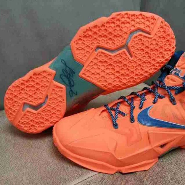 Lebron 11 best sale orange and blue