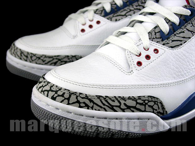 retro 3 true blue