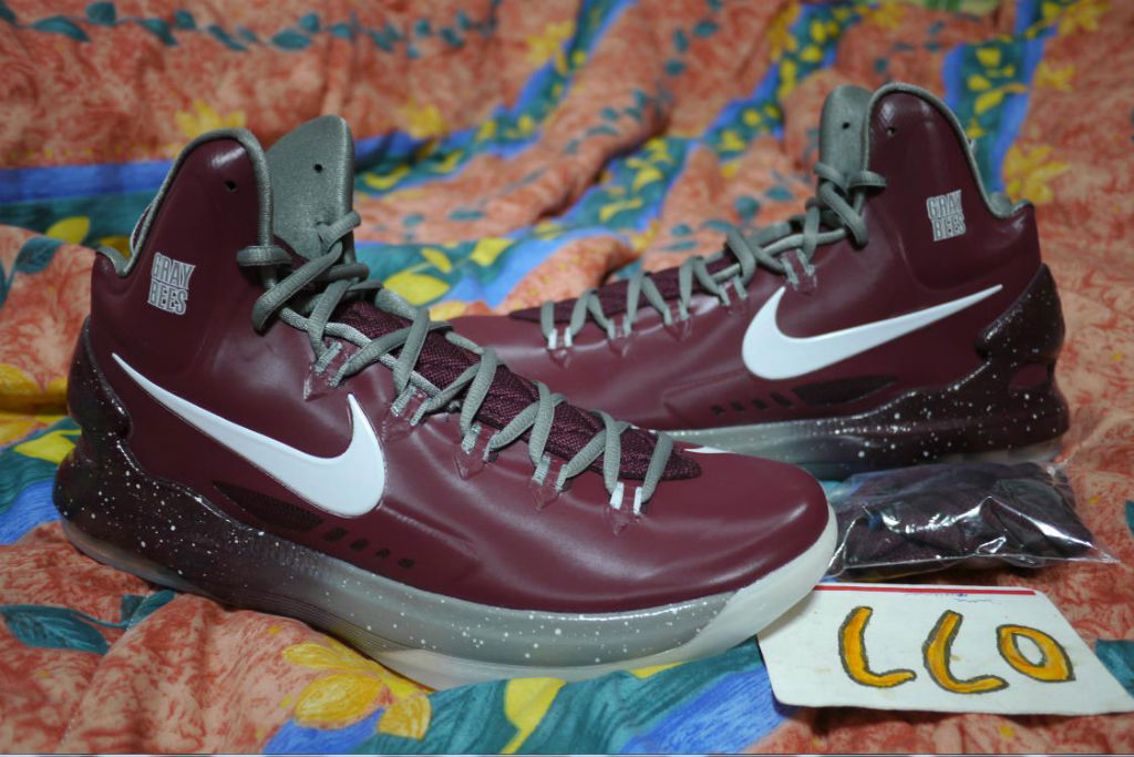 Nike KD V - St. Benedict's Prep Gray Bees (1)