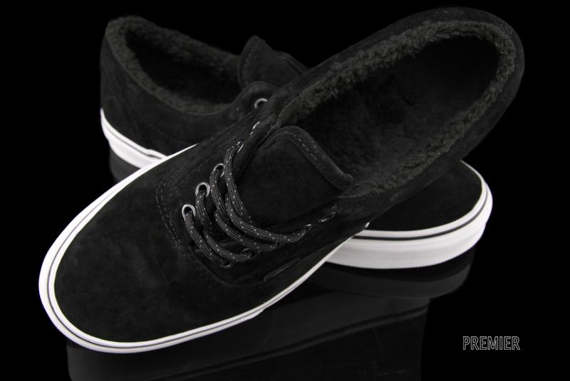 Vans era fleece outlet suede black