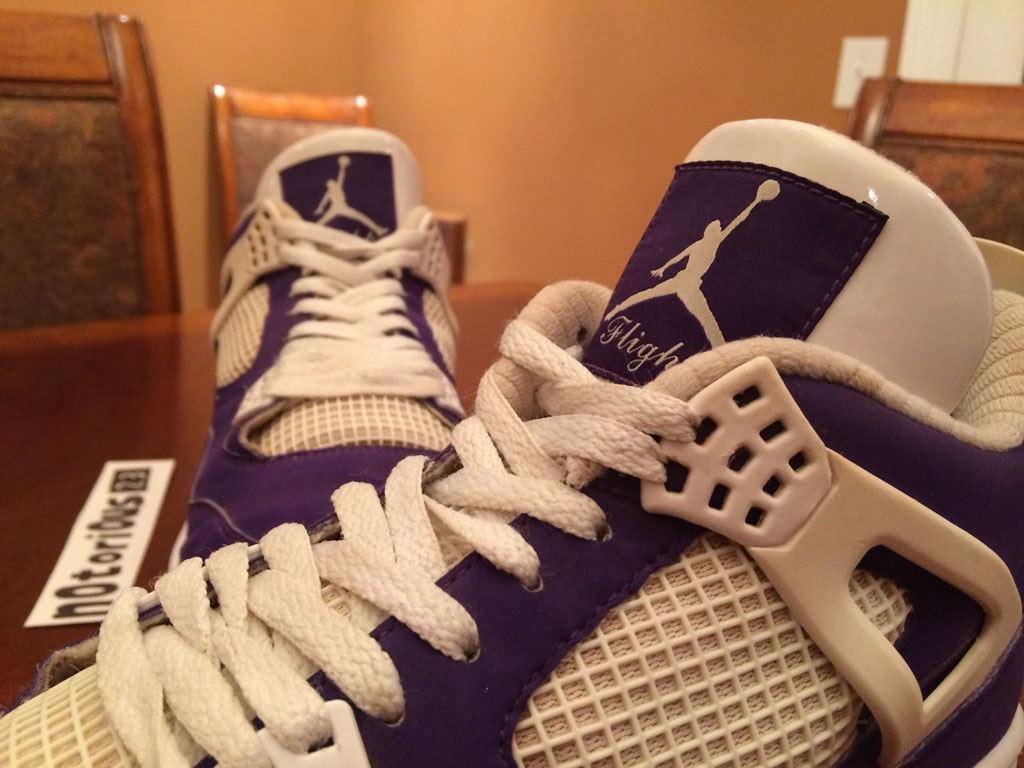 Air Jordan IV 4 Purple Suede Sunset Apollos PE (6)